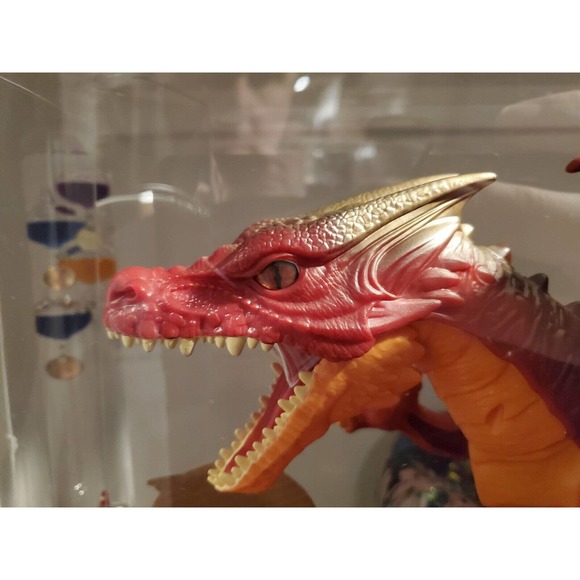 Robo Alive Ferocious Fire Breathing Dragon Red Battery Powered Robotic Toy - Picture 10 of 10